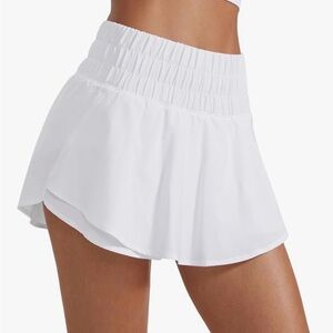 CRZ YOGA Women's White Mini Skirt